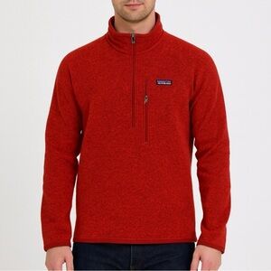 Patagonia Crimson Quarter-Zip Fleece